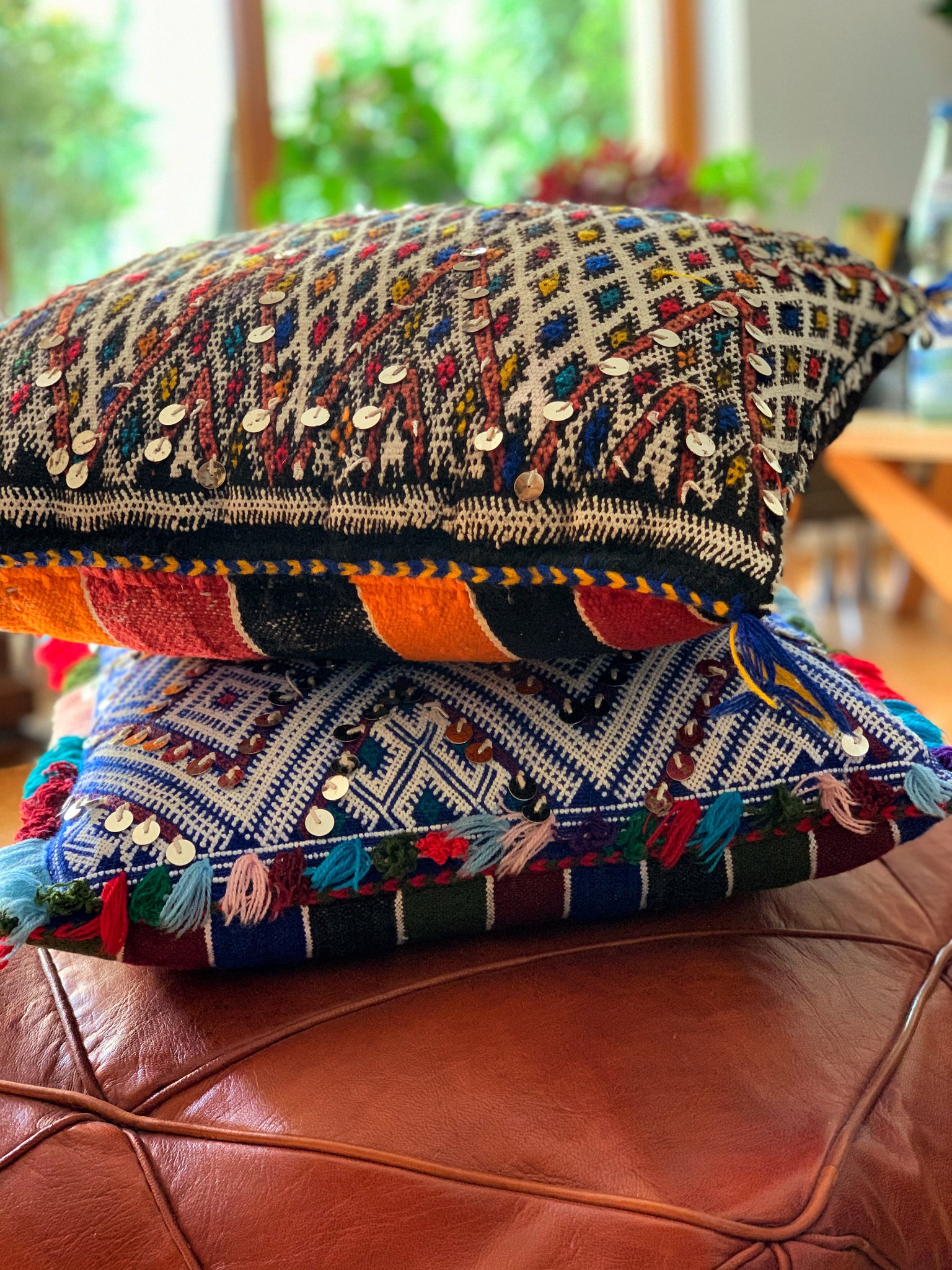 handmade artisanal cushion cover