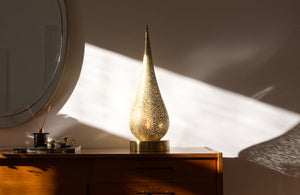 Mid Century Sideboard with Moroccan Brass Lamp