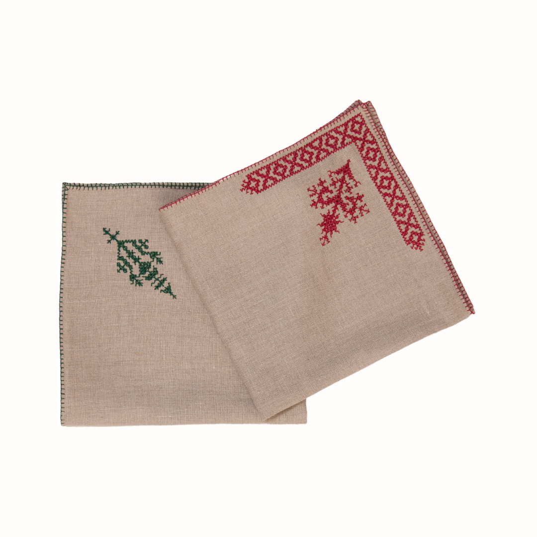 Traditional Fesi Embroidered Table Napkins