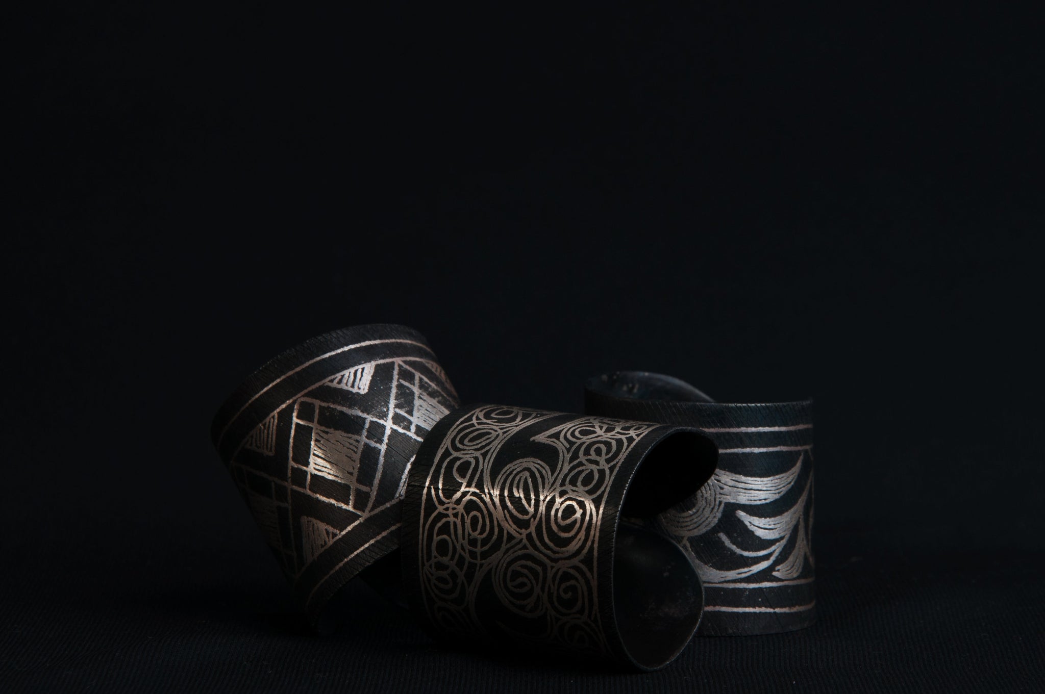 Damascene Napkin Rings