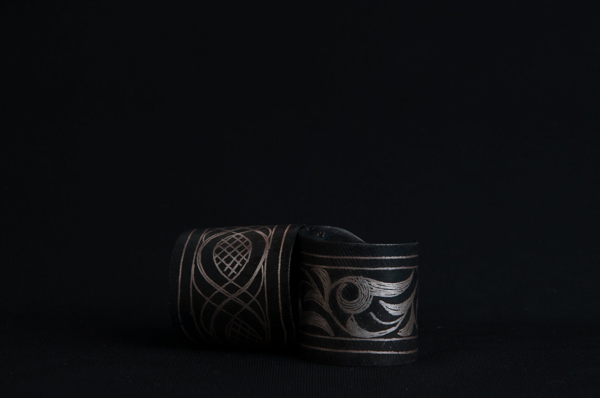 Damascene Napkin Rings