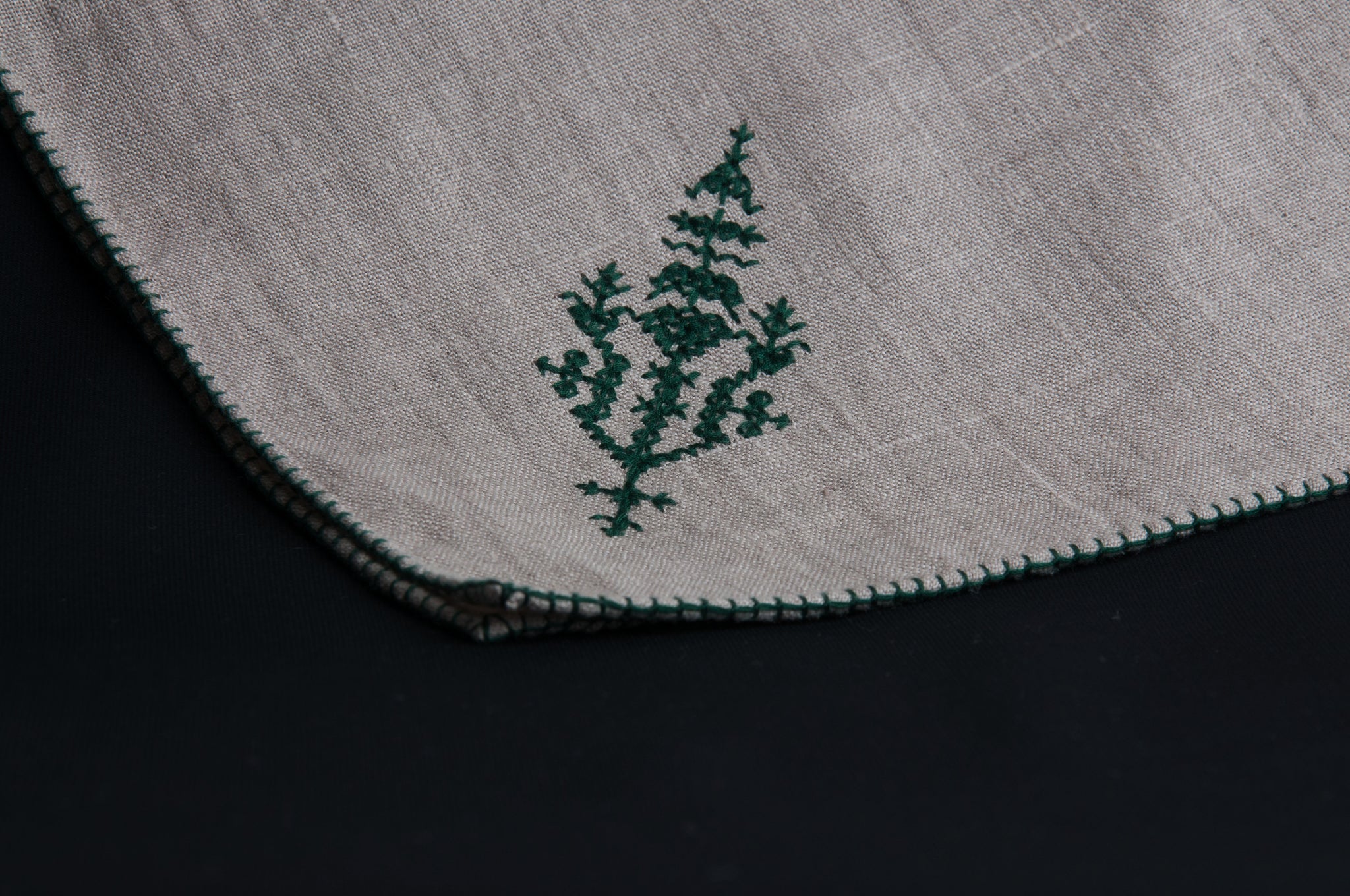 Festive Fesi Embroidered Table Napkins