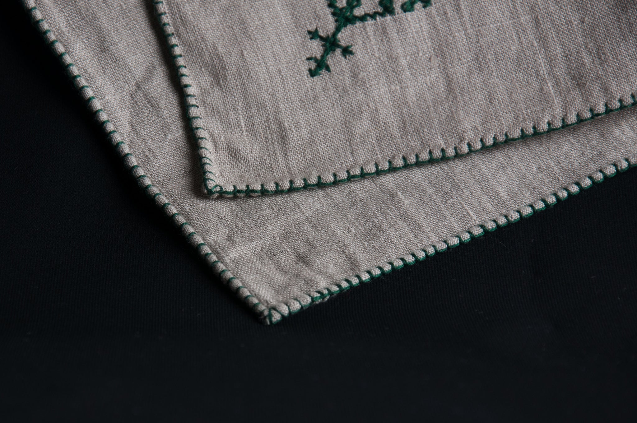 Festive Fesi Embroidered Table Napkins