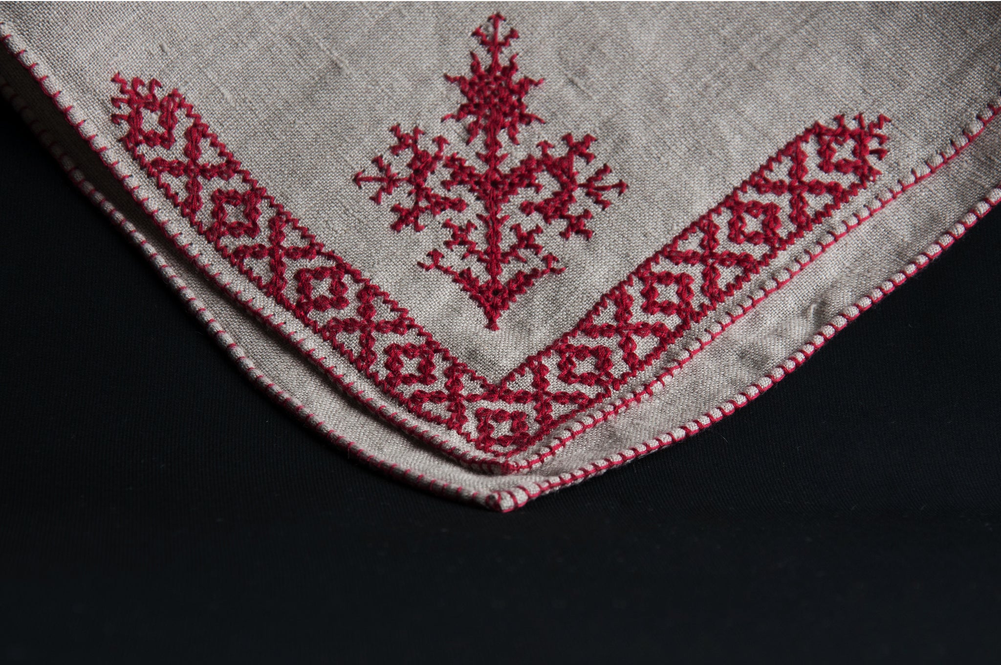 Traditional Fesi Embroidered Table Napkins