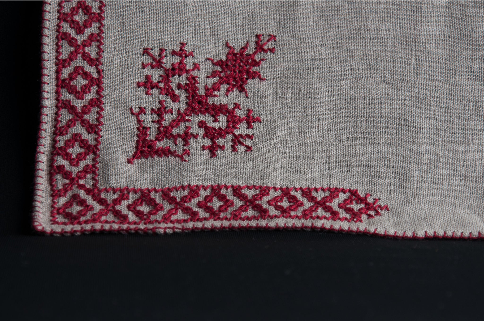 Traditional Fesi Embroidered Table Napkins