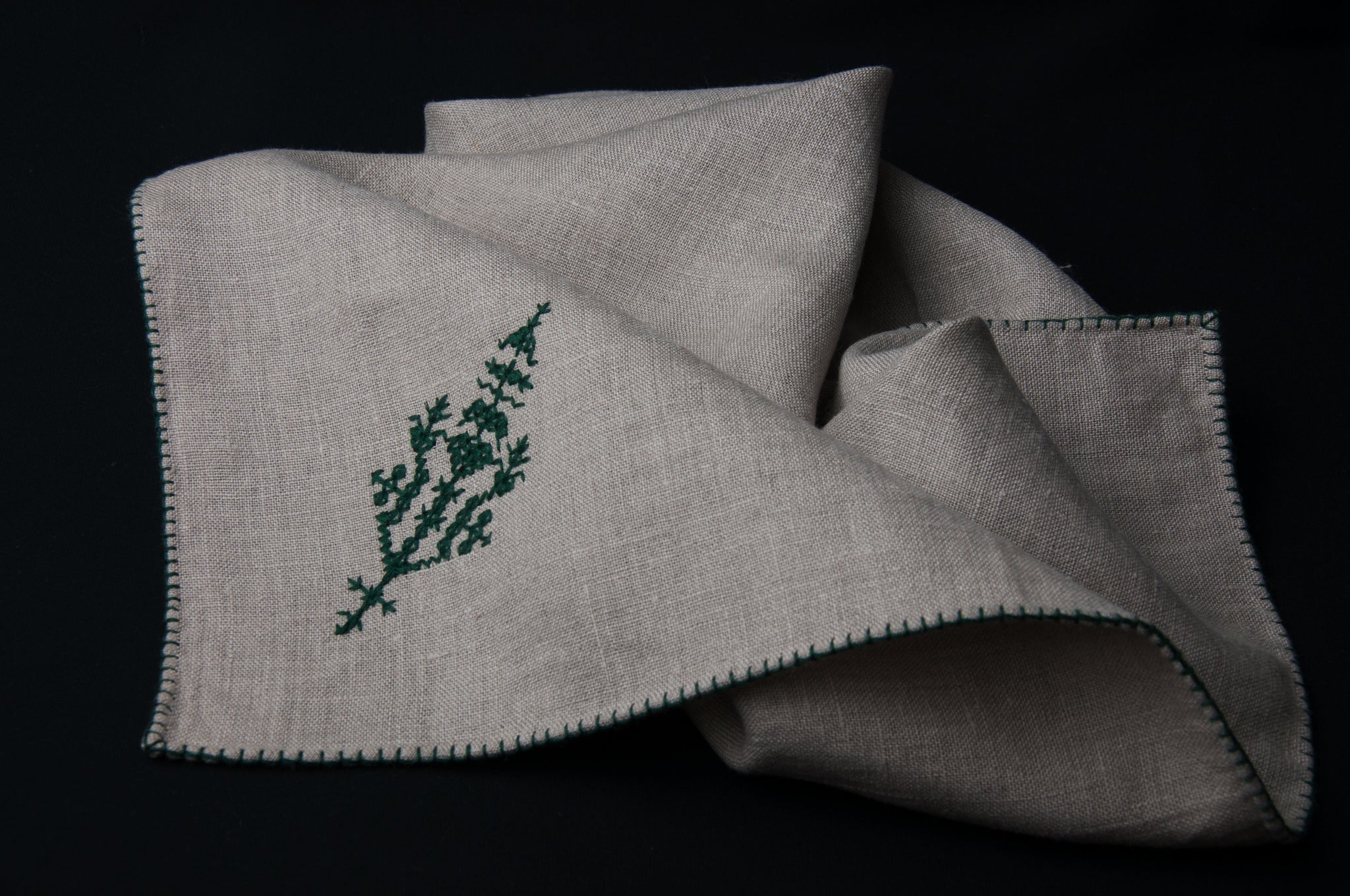 Festive Fesi Embroidered Table Napkins
