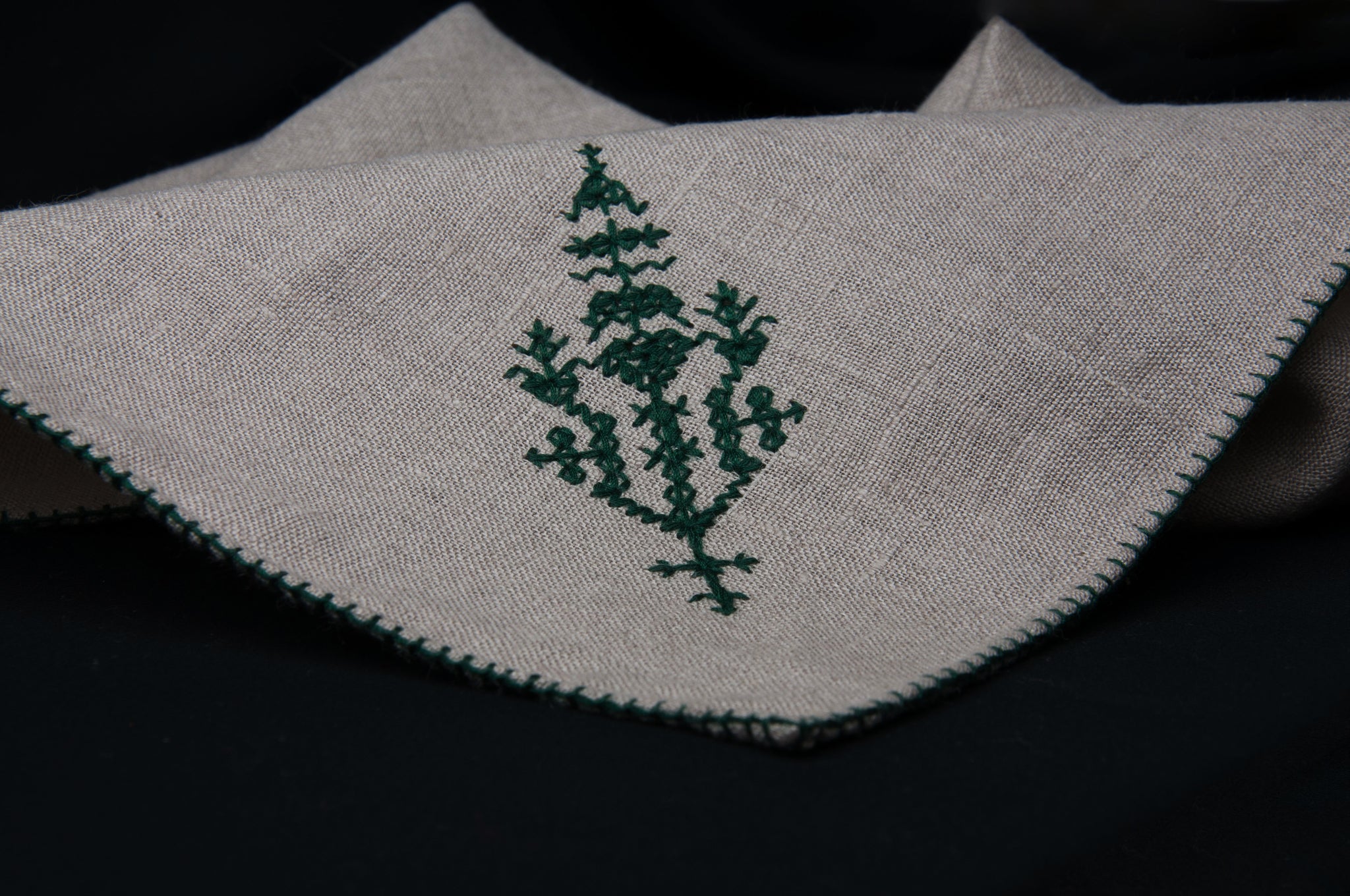 Festive Fesi Embroidered Table Napkins