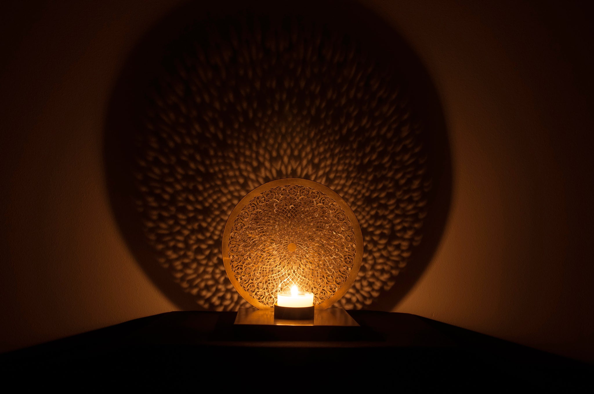 Brass Tea Light Holder