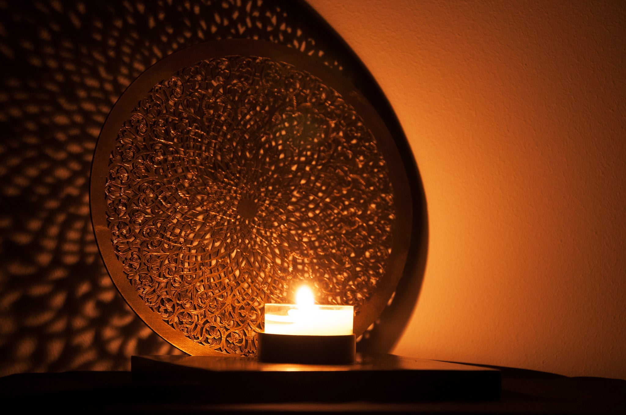 Brass Tea Light Holder