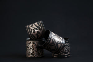 Damascene Napkin Rings
