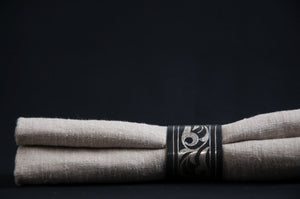 Damascene Napkin Rings