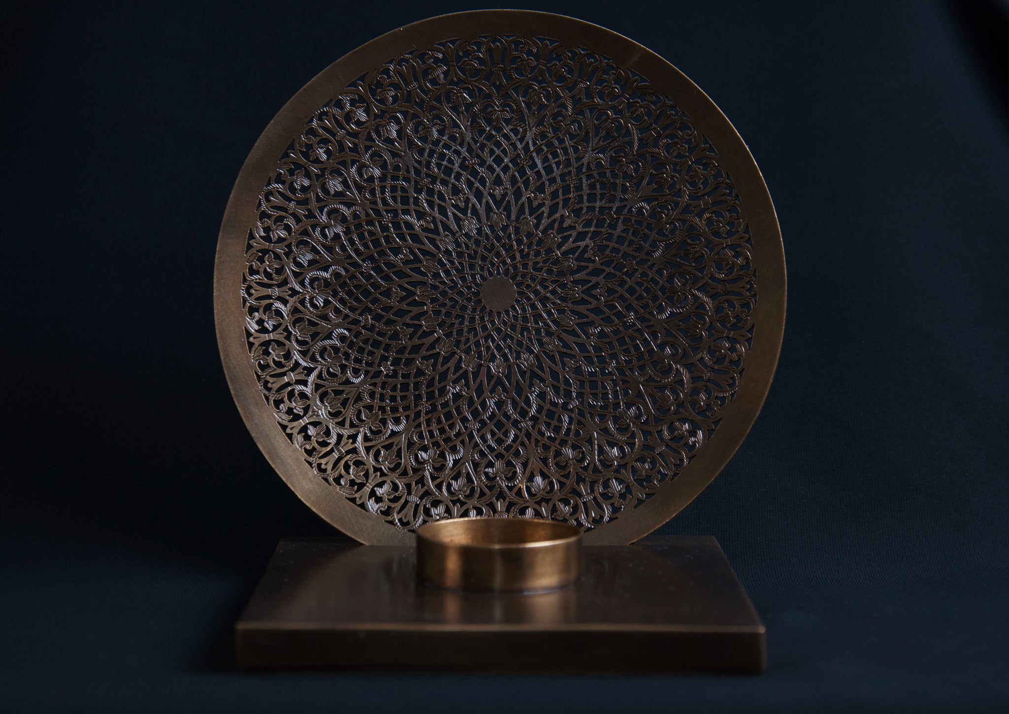 Brass Tea Light Holder