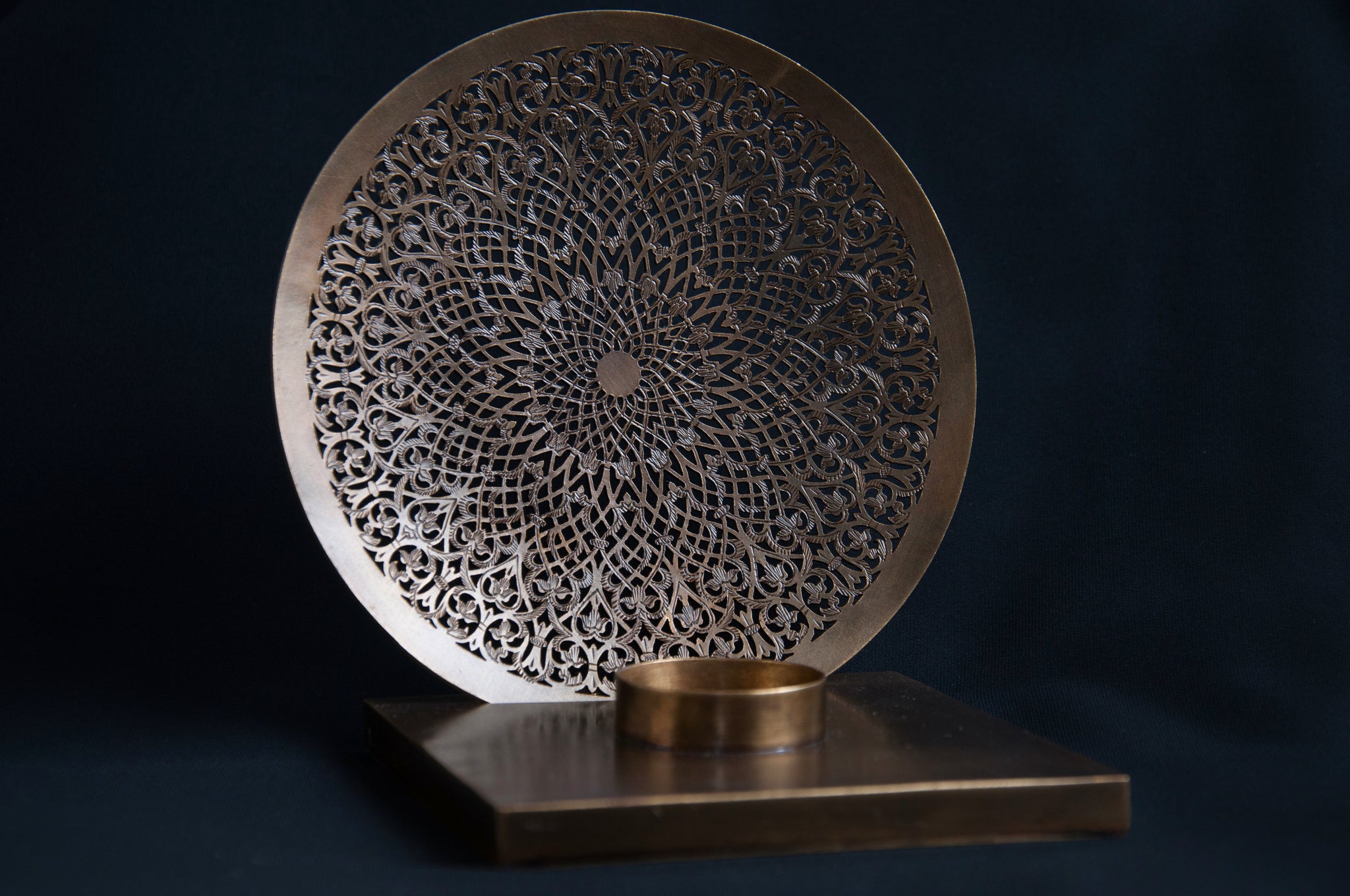 Brass Tea Light Holder