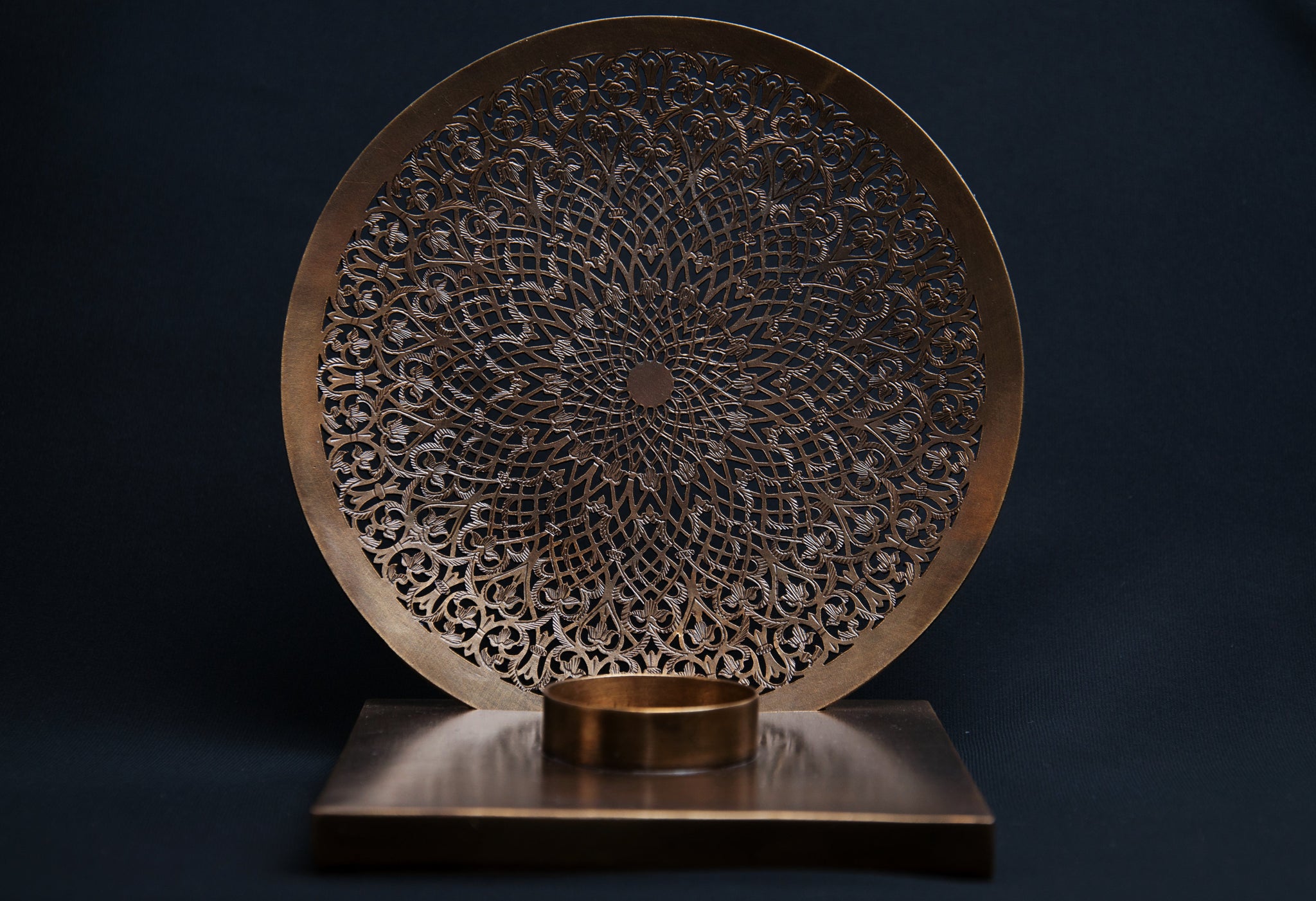 Brass Tea Light Holder