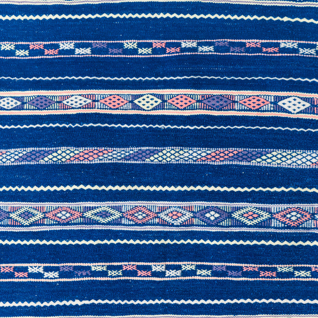 Blue Berber Rug Handmade in Morocco