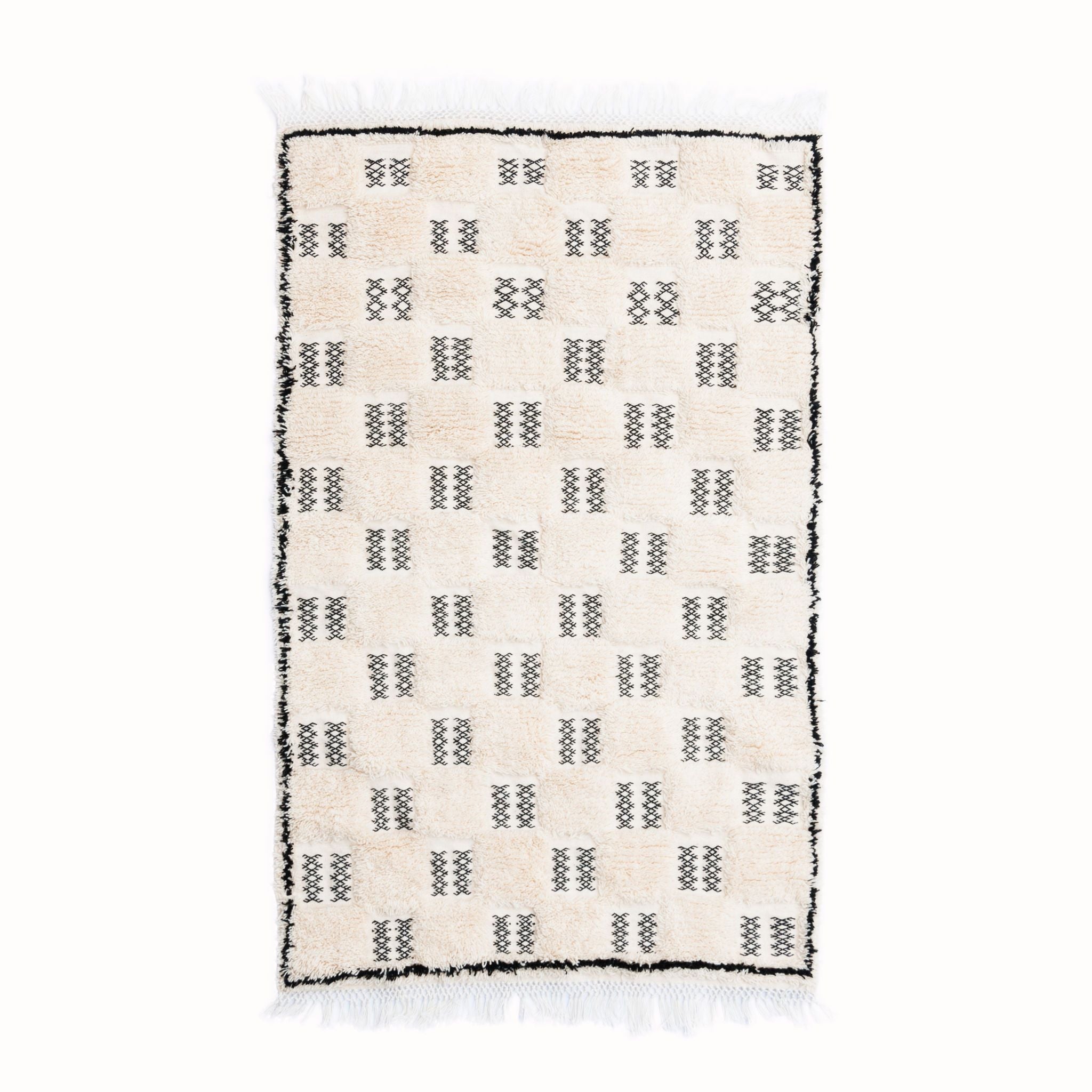 Chequered Marmoucha Rug