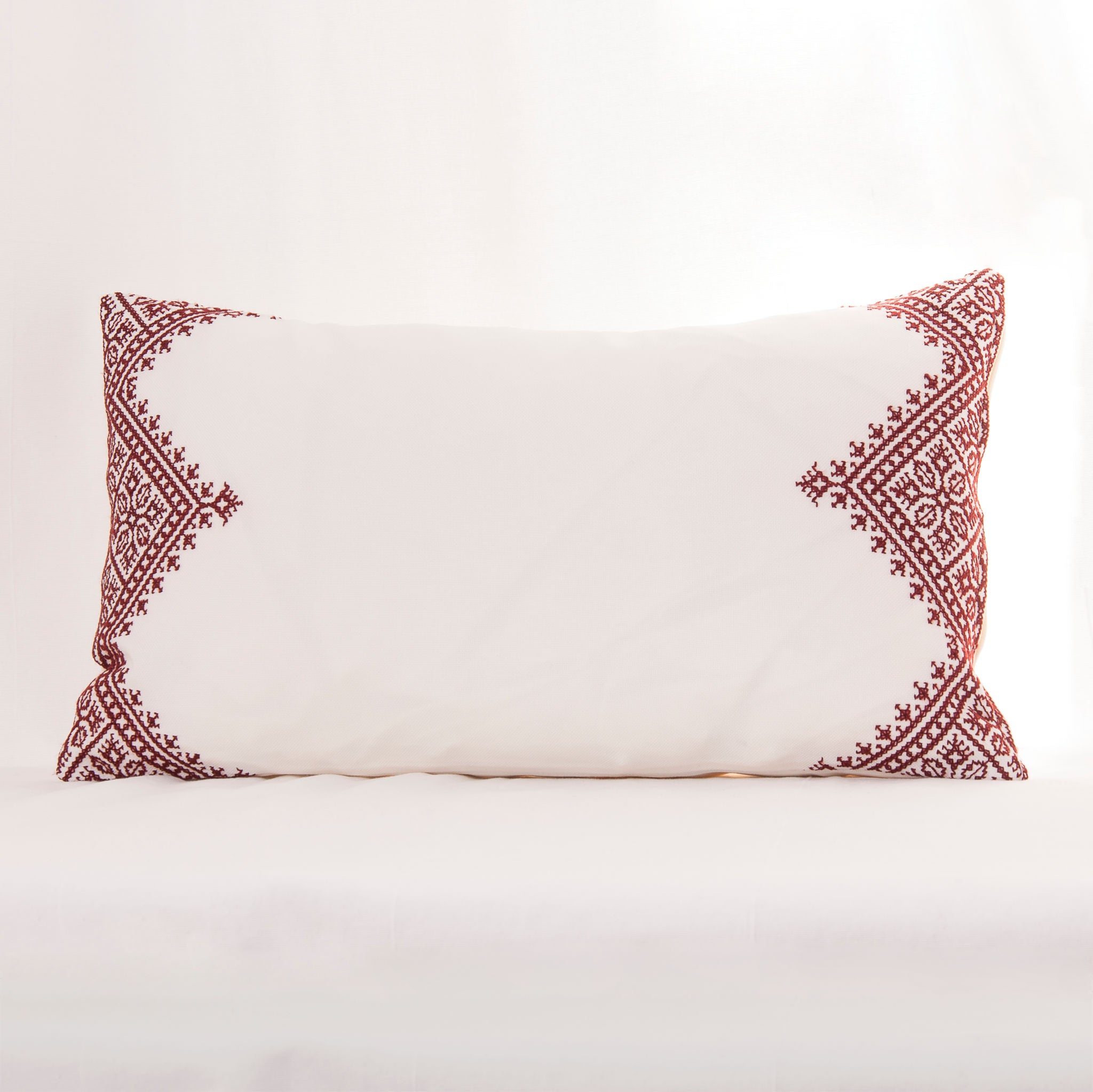 Hand embroidered cushion on sale covers