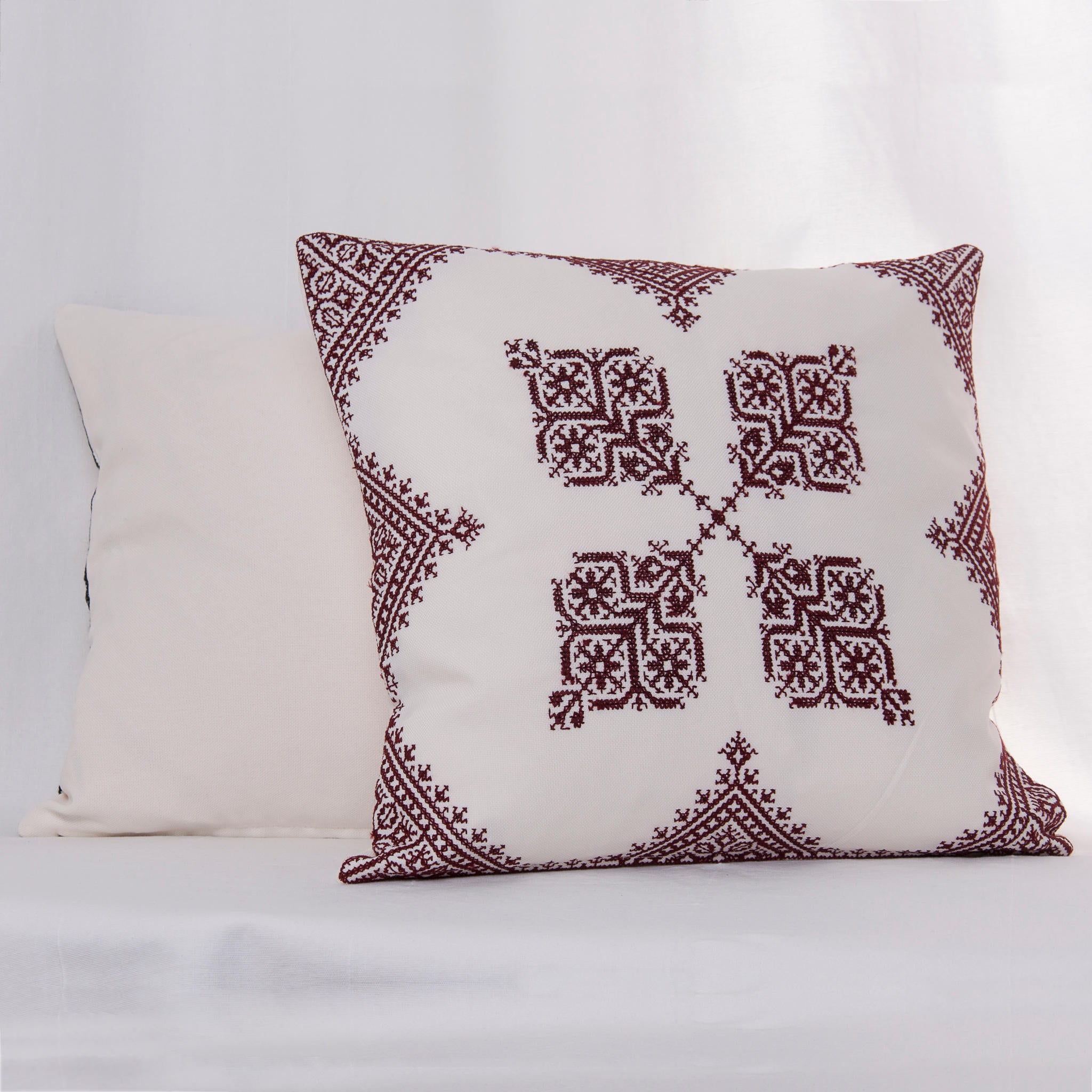 handmade moroccan embroidered cushion cover