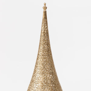artisanal handmade brass floor lamp