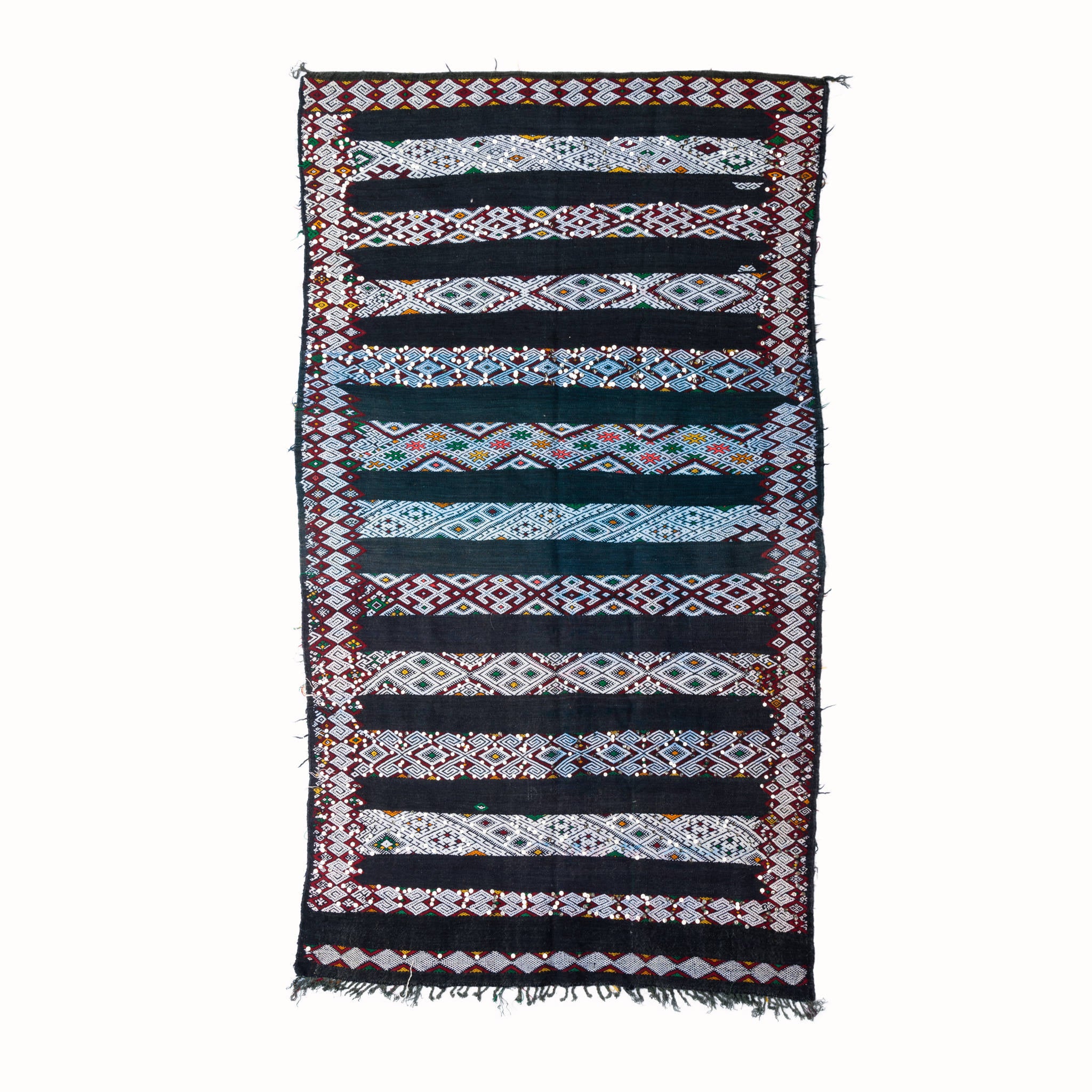 Berber vintage handmade blue Rug